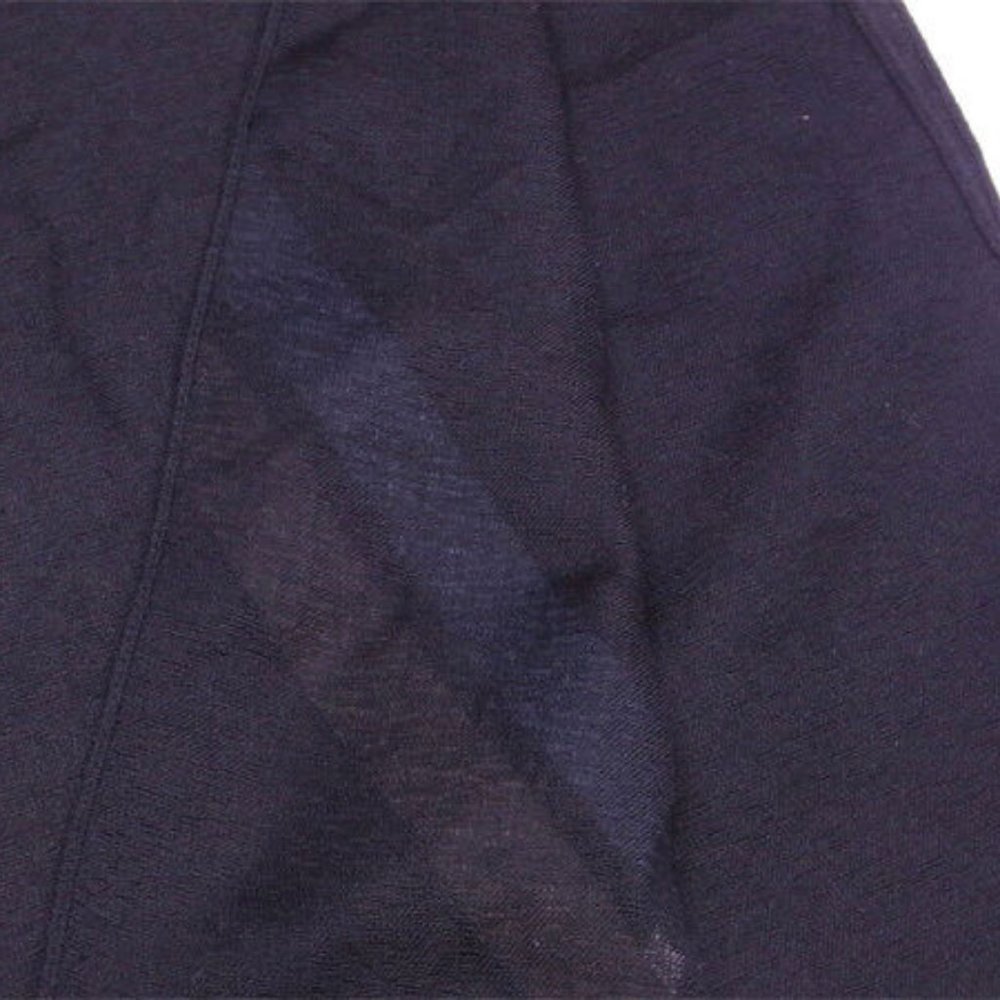 Louis Vuitton Scarf Black Blue Woman unisex Authentic Used - Picture 3 of 6